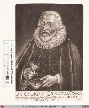 Bildnis Georg Queck (lat. Queccius)