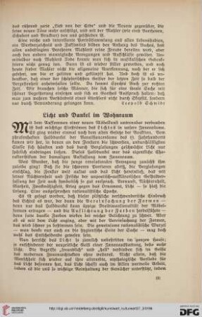 27: Licht und Dunkel im Wohnraum