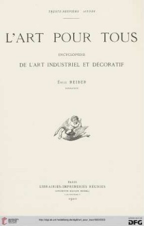 39: L' art pour tous: encyclopédie de l'art industriel et décoratif