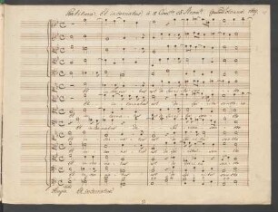 Et incarnatus est; Coro (2), orch, org; Es-Dur