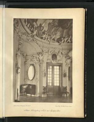 Schloss Ludwigsburg. Saal im Spielpavillon