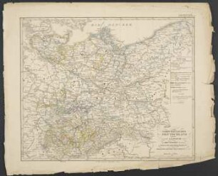 Nord-Östliches Deutschland : enthält sämmtliche Saechsische Lande, die Preussischen Provinzen: Sachsen, Brandenburg, Pommern. Mecklenburg, Holstein, Braunschweig u. a.