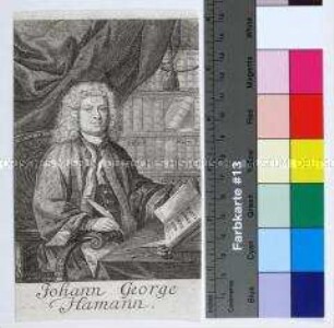 Porträt des Librettisten und Schriftstellers Johann Georg Hamann
