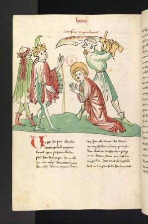 Der hl. Maximilianus von Lorch (von Celaia) wird enthauptet
