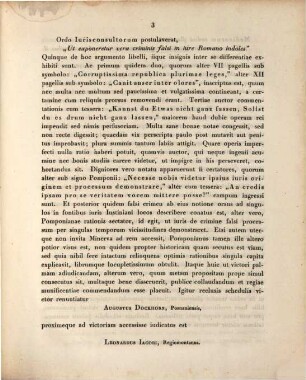Iudicia de certamine litterario ab Universitate Friderica Guilelma Berolinensi : in annum ... indicto in sollemnibus Friderici Guilelmi III. regis beatissimi memoriae dedicatis ... publice renuntiata ac novae quaestiones. 1853 (1854)