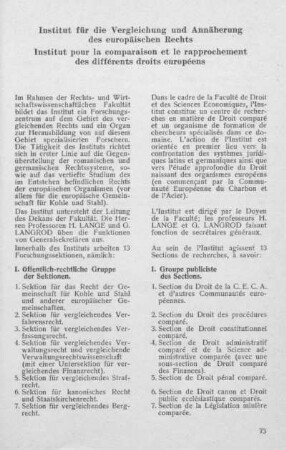 Institut für die Vergleichung und Annäherung des europäischen Rechts