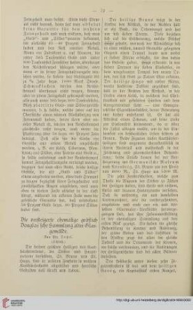 16: Die versteigerte ehemalige gräflich Douglas'sche Sammlung alter Glasgemälde, [3]