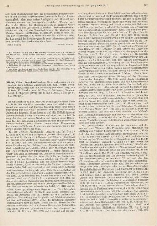 501-503 [Rezension] Josephus-Studien