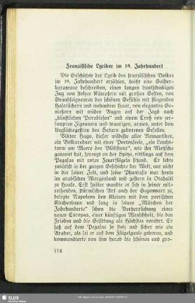 Französische Lyriker im 19. Jahrhundert