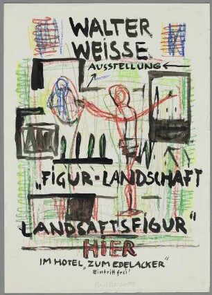 Walter Weisse. "Figur-Landschaft Landschaftsfigur"