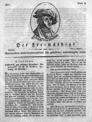 Nro. 3, Freitag, den 4. Januar 1811