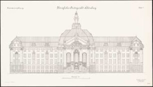 Amtsgericht, Berlin-Schöneberg: Hauptansicht 1:100