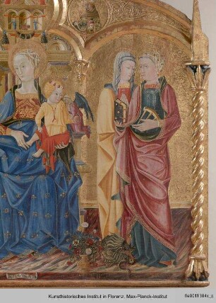 Thronende Maria mit Kind