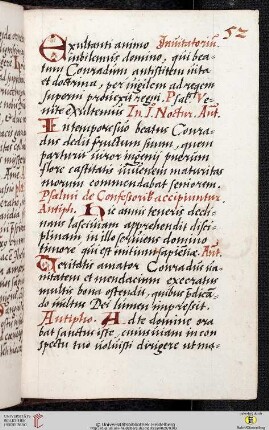 Officium de s. Conrado episcopo et confessore constanciensi