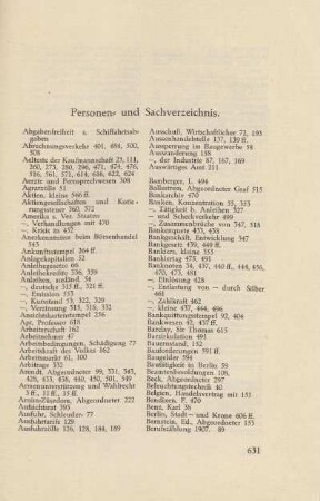 Personen- und Sachverzeichnis