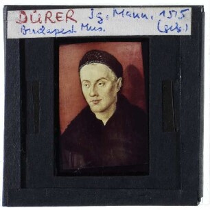 Dürer, Bildnis eines jungen Mannes (Budapest Szépművészeti 142)