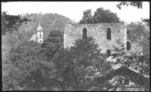 Tharandt. Kirche - Ruine