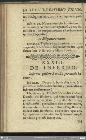 XXXIII. De Inferno