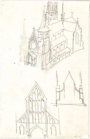 Schmidt, Heinrich von; München; St. Maximilian - Perspektive, Details