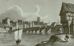 Castle and City of Limerick (Irland) : Irland, Limerick, Stadtansicht