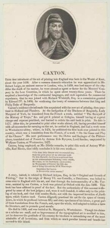 Bildnis des William Caxton