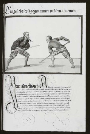 Eingesicht stoß gögen ainem underen abnemen, Blatt 186r