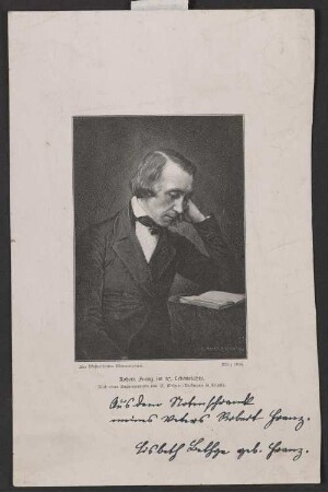 Porträt Robert Franz (1815-1892)