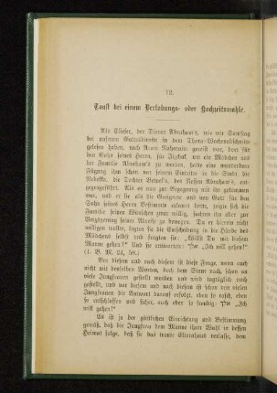 12. Toast bei einem Verlobungs- oder Hochzeitsmahle.