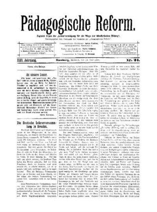 Die Deutsche Lehrerversammlung in Breslau