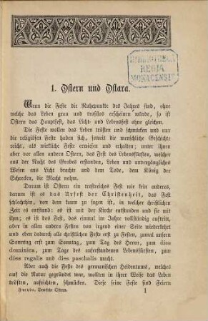 Ostern in deutscher Sage, Sitte und Dichtung