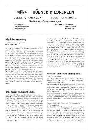 Besichtigung des Fernseh-Studios