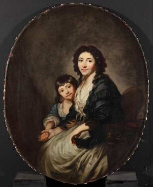 Elisabeth Sophia Augusta Graff, geb. Sulzer (1753-1812) und ihre Tochter Caroline Susanne (1781-1828)Elisabeth Sophie Augusta Graff, geb. Sulzer (1753 -1812) und ihre Tochter Carolina Susanne (1781-1828).