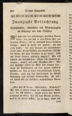 860-887, Zwanzigste Betrachtung.