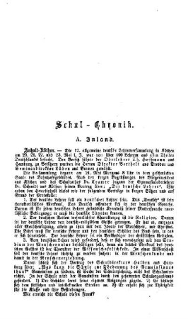 Schul-Chronik