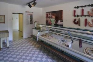 Verkaufsraum einer Metzgerei im Museum