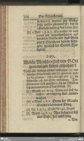 [43. Die Erwehlung zum Leben]