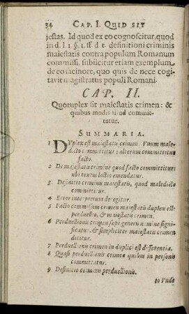 Cap. II. Quotuplex sit maiestatis crimen: & quibus modis illud committatur.