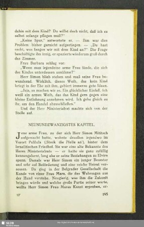 Neunundzwanzigstes Kapitel