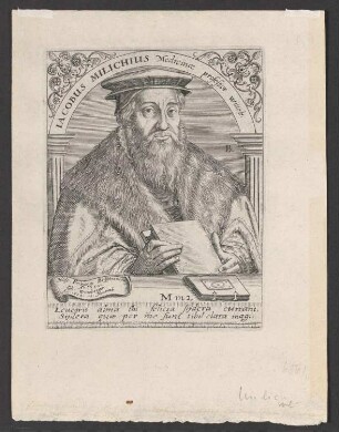Porträt Jakob Milich (1501-1559)