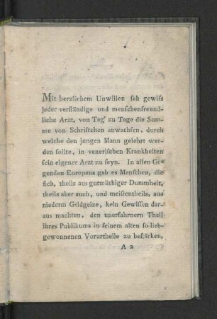 [Wodurch kann man sich vor der venerischen Ansteckung und ihren bösen Folgen sichern?]