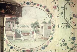 Tapetenbild mit chinesischer Alltagsszene