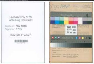 Entnazifizierung Friedrich Schmidt , geb. 16.03.1897 (Krankenpfleger)