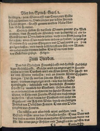 Zum Vierden.