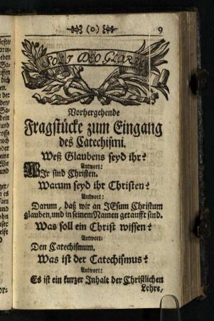 [Der kleine Catechismus]