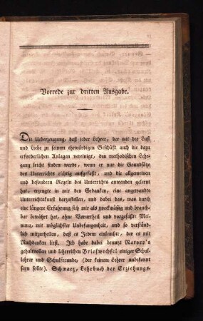 Vorrede zur dritten Ausgabe.