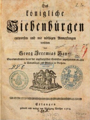 Das königliche Siebenbürgen