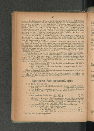 Deutsche Feldpostsendungen