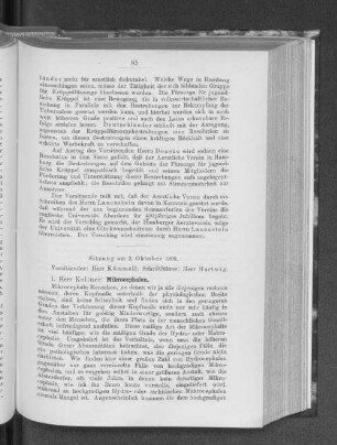 Sitzung am 2. Oktober 1906.