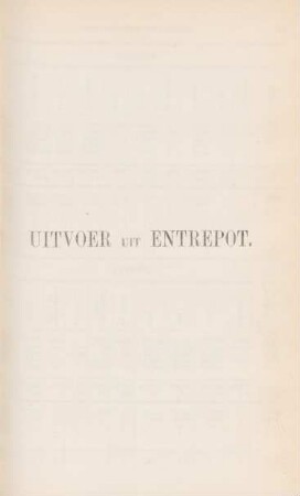 Uitvoer uit entrepot