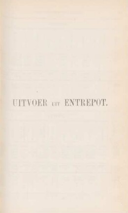 Uitvoer uit entrepot